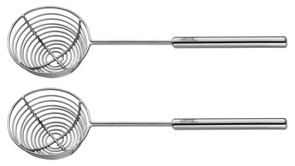 Fonduesieb Inox 2 Stück ø 24 cm